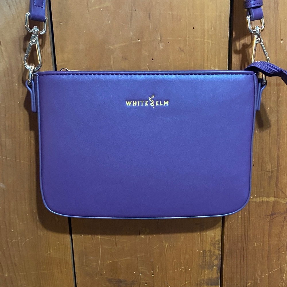 White Elm Purple Crossbody Bag nwot